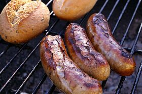 Bratwurst am Grill