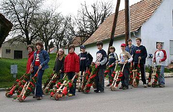 Siebenhirtner Ratscherkinder 2007; Topothek Mistelbach