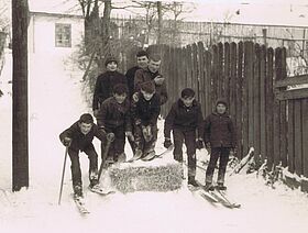 Schlittenfohrn im Gassl 1969