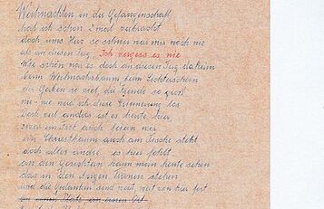 Weihnachtsgedicht Johann GRAF