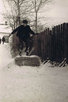 Schlittenfohrn im Gassl 1969