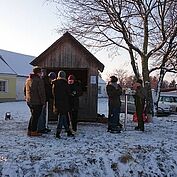 Eislaufen am Zapfenteich